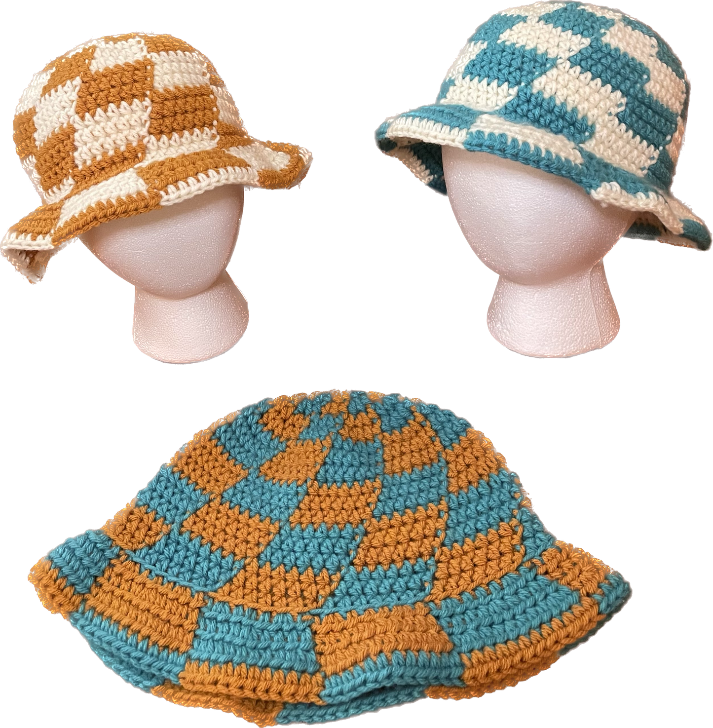HOW DO I CRY Crochet Bucket Hat