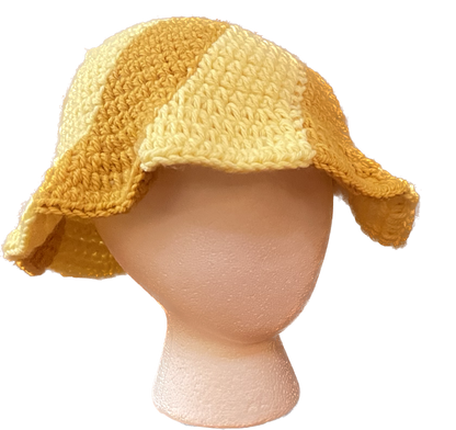 PAINKILLER Crochet Hat - Flower Petal